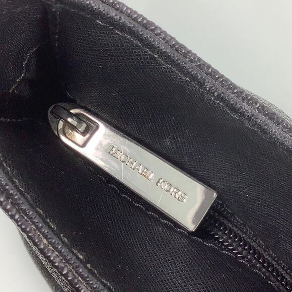 Michael Kors Morgan coated signature print Travel Tote zippered purse & dust bag - Picture 5 of 16